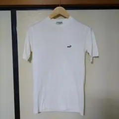 ラコステではない crocodile クロコダイル ロゴTシャツ ホワイト M