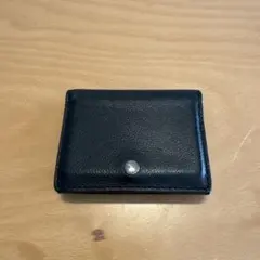 COACH ブラック レザー カードケース