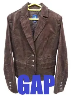GAP ギャップ シングルブレスト ジャケット 1:S相当 濃茶