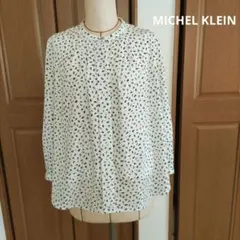 MICHEL KLEIN 長袖 ブラウス 総柄のサムネイル
