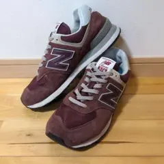 New Balance Classic 574 スニーカー バーガンディ