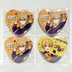 【匿名】 るぅと ハート缶バッジ 2022 Halloween （ST801