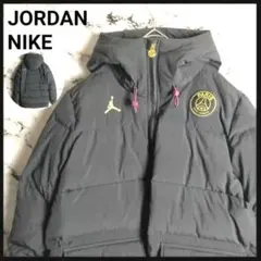 レア NIKE ジョーダン パリサンジェルマン ダウンジャケット M 黒 金ロゴ