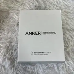 【未開封】ANKER PowerPort+5 USB-C Black