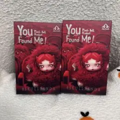 SKULLPANDA You Found Me! ぬいぐるみペンダント 2個