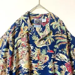 新品アバンティーシルク AVANTI SILK半袖 アロハシャツ L フラガールのサムネイル