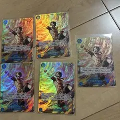 ワンピース カードゲーム 受け継がれる意思　SEC エース　5枚セット
