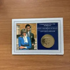 英国王室チャールズ皇太子ご結婚記念二枚組 チャールズ皇太子ご結婚記念コイン