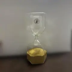 砂時計 インテリア ゴールドビーズ