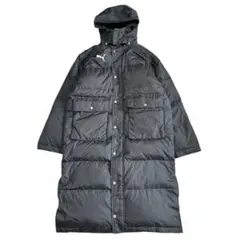 PUMA プーマ ベンチコート ダウンコート 防寒 極暖 ロゴ 刺繍