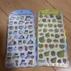 【新品未使用】たまごっち COTTON PUFFY シール 2枚セット