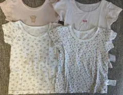 アカチャンホンポ＆トップバリュー　半袖肌着4枚　90