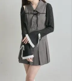 OLIVE des OLIVE ノースリーブシャツミニワンピース