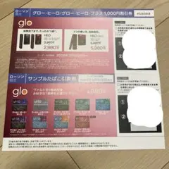 ローソン限定 グロー・ヒーロ/グロー・ヒーロ・プラス割引券&タバコ引換券セット