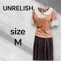 半袖　トップス　ビックカラー　パフスリーブ　シースルー　パールボタン　Y2K