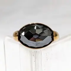 SWAROVSKI スワロフスキー バニラ ジェット ヘマタイト リング 55のサムネイル