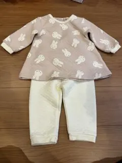 petitmain ミッフィー　プリント ベビーパジャマ　80