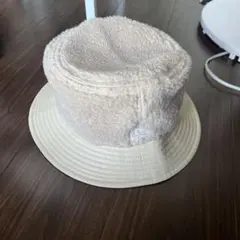 New Era バケットハット M/L クリーム色 フリース素材