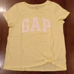 GAP キッズ Tシャツ スパンコールロゴ イエロー 160cmのサムネイル