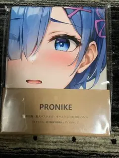 PRONIKE バスタオル タペストリー 未開封　ゼロから始める異世界生活レム②