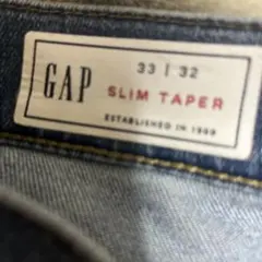 GAP スリムテーパーデニム 33 | 32