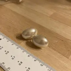 入手困難◆ヴィンテージイヤリング◆昭和レトロアクセサリー　フェイクパール