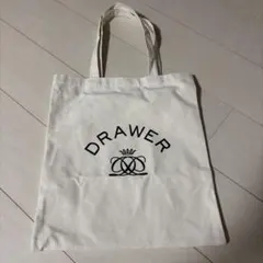Drawer ドゥロワー ロゴ トートバッグ