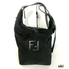 FENDI フェンディ ワンショルダーバッグ ナイロン ブラック 黒 レザーFFのサムネイル