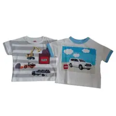 タグ付き☆トミカのTシャツ2枚(90)