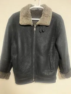 【極希少】　B-3フライトジャケット　本革　リアルムートン
