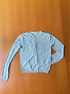 【evam eva】コットンシルクカーディガン グレージュ　長袖のサムネイル