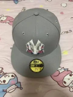 New Era グレーキャップ 7 1/4
