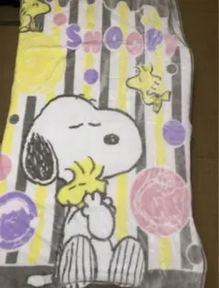 ③新品Ｂ品　スヌーピー マイヤーハーフケット