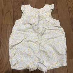 BeBe reduction 花柄 ロンパース 80