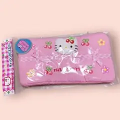 平成レトロ　当時物　ハローキティ　さくらんぼ　ティッシュBOXカバー