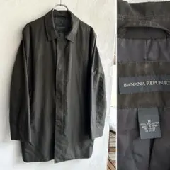 90S BANANA REPUBLIC ステンカラーコート グリーン バナリパ