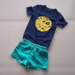 GAP KIDS サメ柄ラッシュガード110cm・ZARA水着120cmセット
