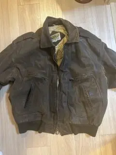 レザージャケット　80s