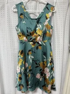 dazzy デイジー カップ付 花柄フレアワンピース キャバドレス