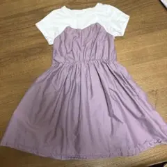 キッズ　女の子　ワンピース　デビロック　120㎝