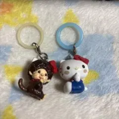 キティ ご当地キティー ストラップ チャーム 狐 キツネ クマ 猫 - メルカリ