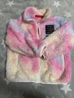 帽子なし！グラデーションフリースジャケット