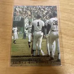 カルビープロ野球カード　414番　長嶋茂雄　王貞治