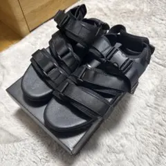 KUUUPY シンセティックレザースニーカーサンダル