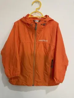 mont-bell ウインドブレーカー 100cm オレンジ