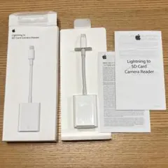 SDカードリーダー　Apple 純正　Lightning