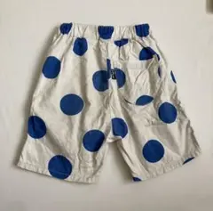 水玉ハーフパンツ　ドット　カルピス
