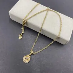 B254 used nina ricci ゴールド ネックレス アクセサリー - メルカリ