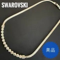 SWAROVSKI スワロフスキー ネックレス シルバー チョーカー 美品