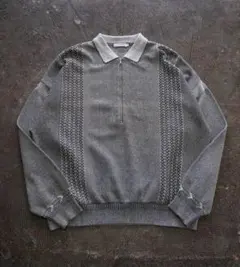 BATONER × アダムエロぺ 別注 ハイカウントリネンスキッパーポロシャツ